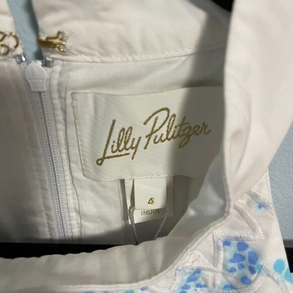 Lilly Pulitzer Gianne Midi Dress Resort white Size 4 - Picture 6 of 6